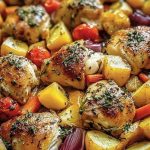 Insanely Good One-Pan Herb Chicken & Roasted Veggie Bake