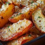 Parmesan Garlic Potato Wedges
