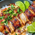 Sweet Chili Chicken Bowl with Coconut Lime Drizzle