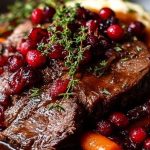 Tender Balsamic Cranberry Beef Roast