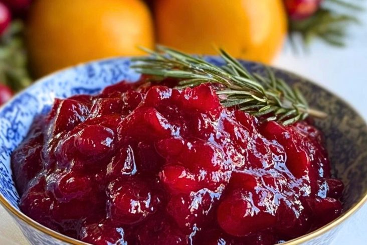 Blood Orange Cranberry Sauce