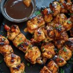 Bourbon Chicken Skewers