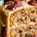 Buttery Pecan Cake with Brown Sugar Frosting