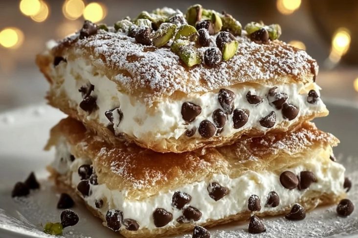 Classic Cannoli Squares