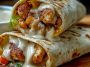 Cozy Cheesy Garlic Chicken Wraps