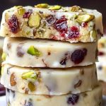 Cranberry Pistachio Shortbread Cookies