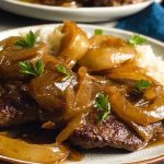 Cube Steak Smothered with Onion Gravy