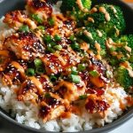 Delicious Sticky Chicken Rice Bowls