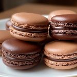 Divine Chocolate Macarons with Ganache Filling