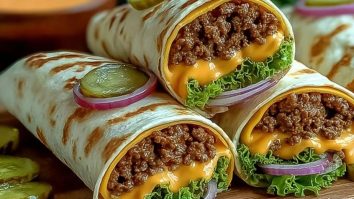 Easy Big Mac Wrap