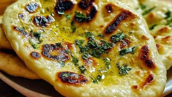 Easy Garlic Naan Bread