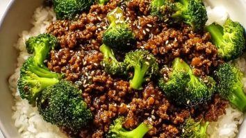 Ground Beef and Broccoli