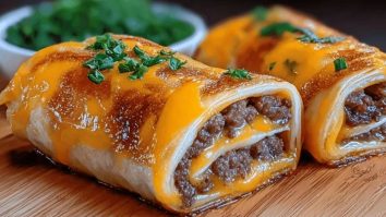 Irresistible Garlic Butter Cheeseburger Rollups