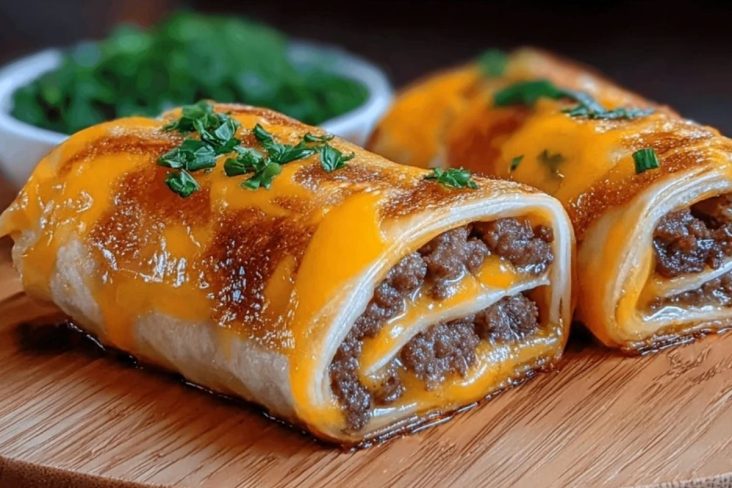 Irresistible Garlic Butter Cheeseburger Rollups