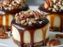 No Bake Turtle Mini Cheesecake