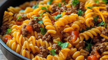 One Pot Beef Taco Pasta