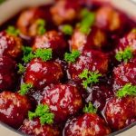 Quick Cranberry Meatballs