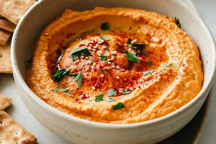 Roasted Red Pepper Hummus