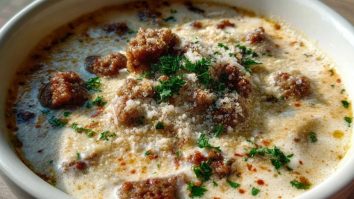 Sausage Parmesan Cream Cheese Soup