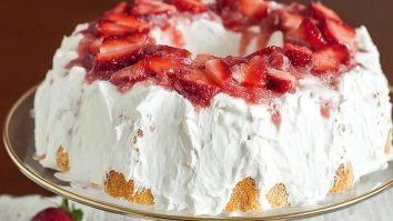 Strawberry Angel Cake