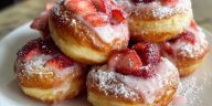 Strawberry Donut Rolls