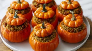 Stuffed Mini Pumpkins
