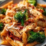 Sun-Dried Tomato and Chicken Penne with Broccoli