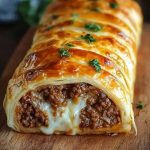 Ultimate Cheesy Ground Beef Roll