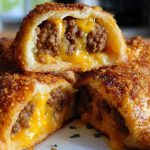 Air Fryer Cheesy Taco Bombs