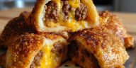 Air Fryer Cheesy Taco Bombs