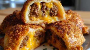 Air Fryer Cheesy Taco Bombs