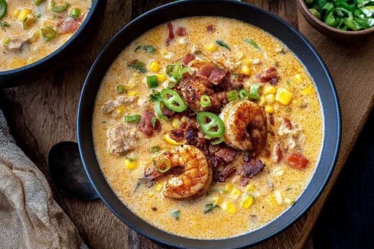 Blackened Shrimp Corn Chowder