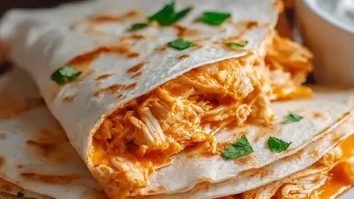 Buffalo Chicken Quesadillas