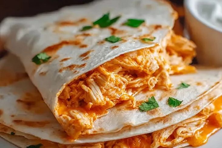 Buffalo Chicken Quesadillas
