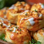 Buffalo Chicken Roll-Ups