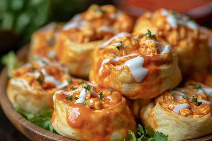 Buffalo Chicken Roll-Ups
