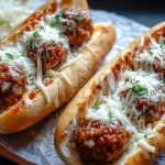 Cheesy Meatball Subs