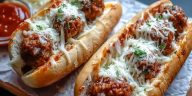 Cheesy Meatball Subs