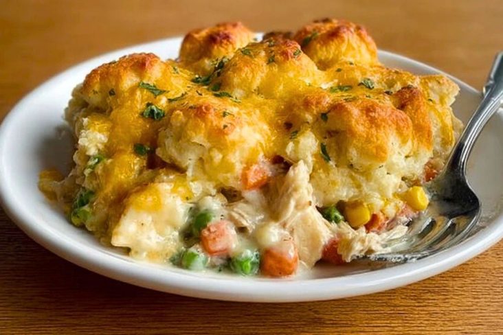 Chicken Cobbler Dinner Casserole