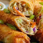 Chicken Coleslaw Egg Rolls