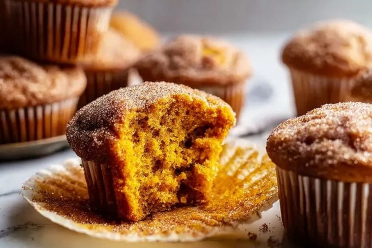 Cinnamon Sugar Pumpkin Muffins