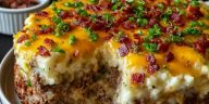 Classic Comfort Loaded Potato Meatloaf