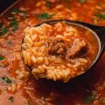Hearty Tomato Rice Soup
