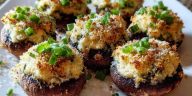 Irresistibly Easy Cream Cheese Stuffed Mushrooms