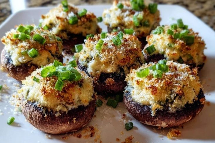 Irresistibly Easy Cream Cheese Stuffed Mushrooms