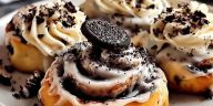 Oreo Stuffed Cinnamon Rolls