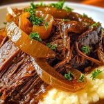 Slow Cooker Pot Roast with Onion Soup