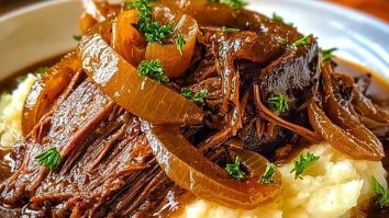 Slow Cooker Pot Roast with Onion Soup