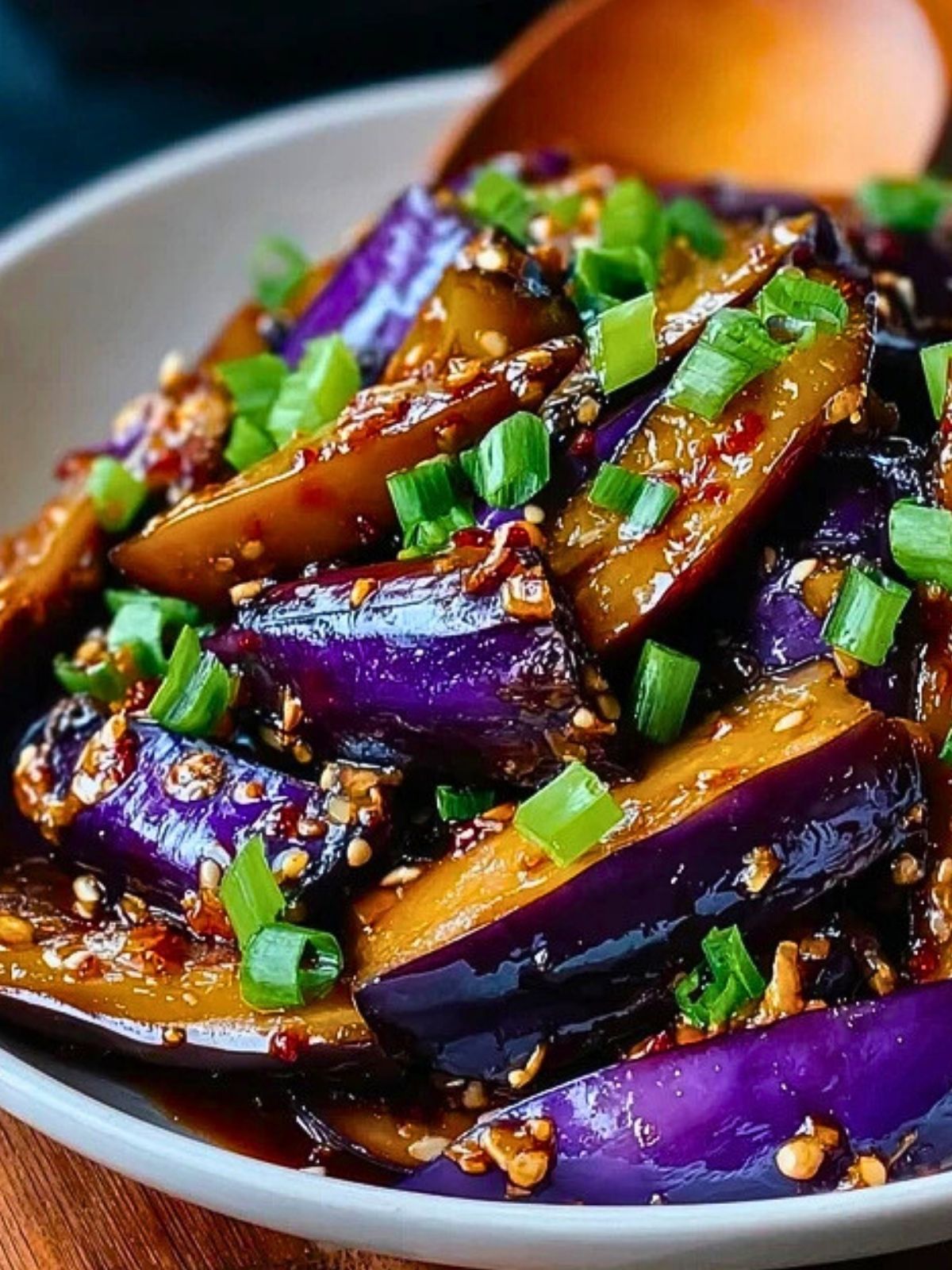 Szechuan Style Eggplant In Garlic Sauce